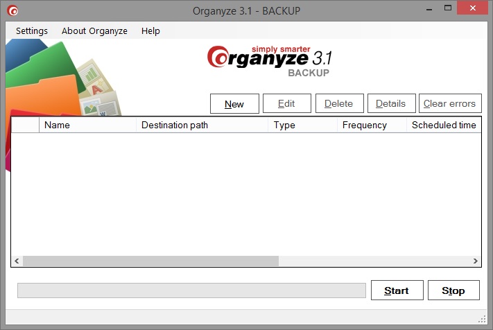 Organyze BACKUP